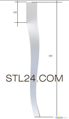 Legs (NJ_0674) 3D models for cnc